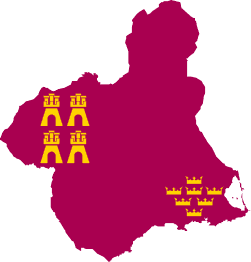 mapa region de murcia