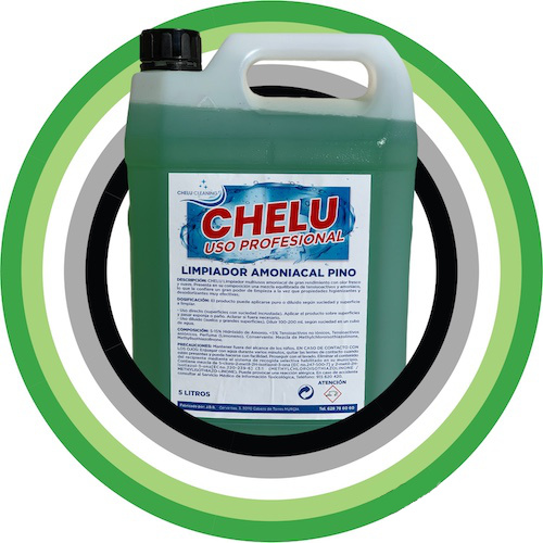 amoniacal pino limpiador chelu