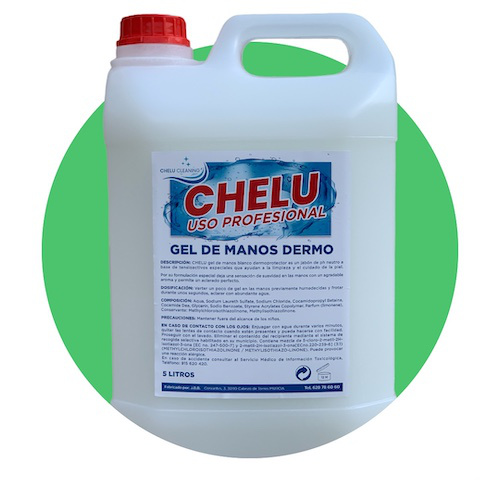 gel de manos dermo 5 litros chelu